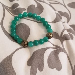 Turquoise Beaded Stretch Bracelet